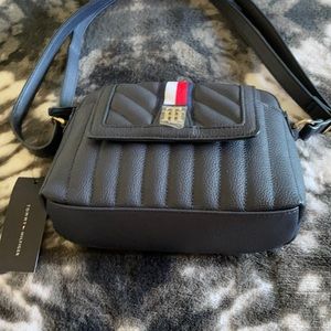 Navy handbag